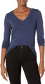 Velvet Originals Blaire V Neck Long Sleeve Shirt - Sale