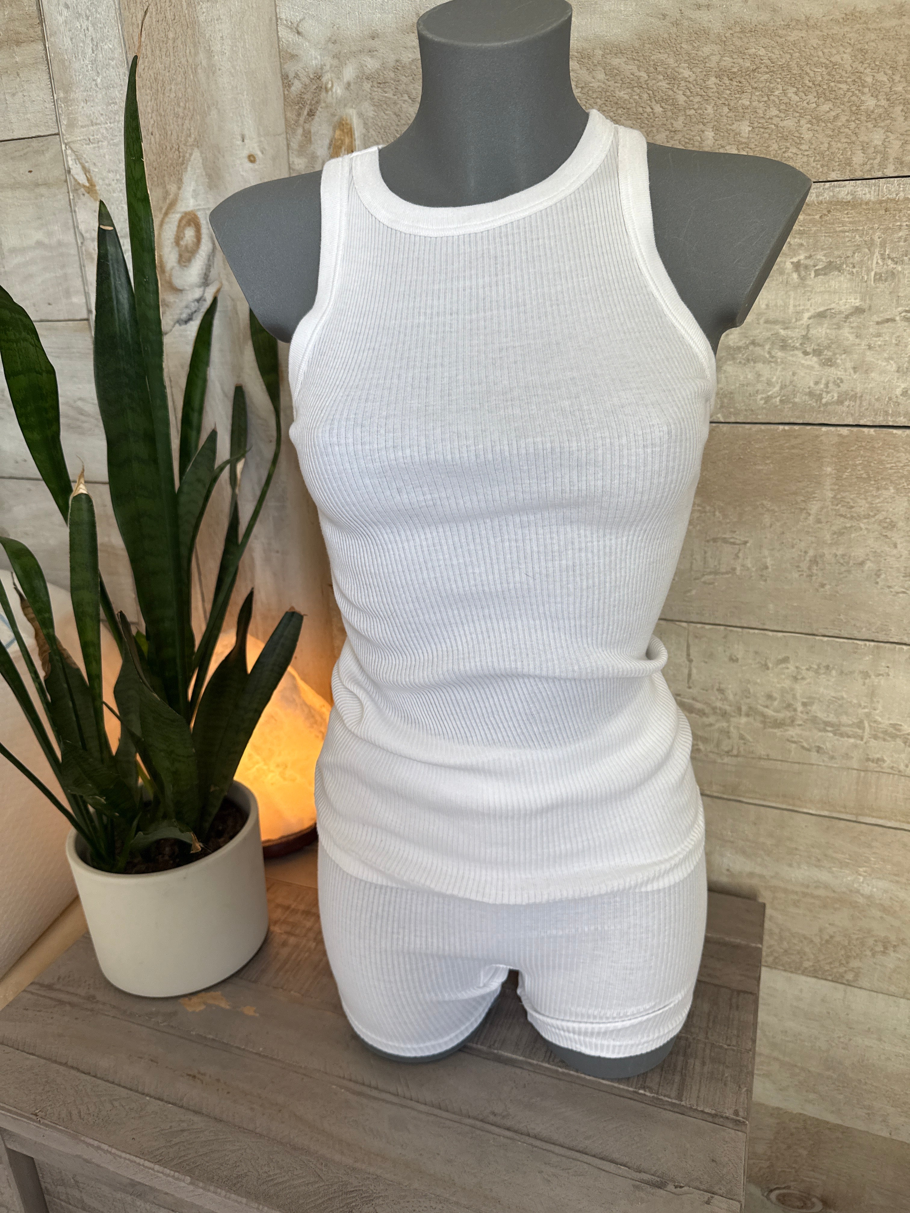 Oscalito 100% Cotton Tank and Boxer Set