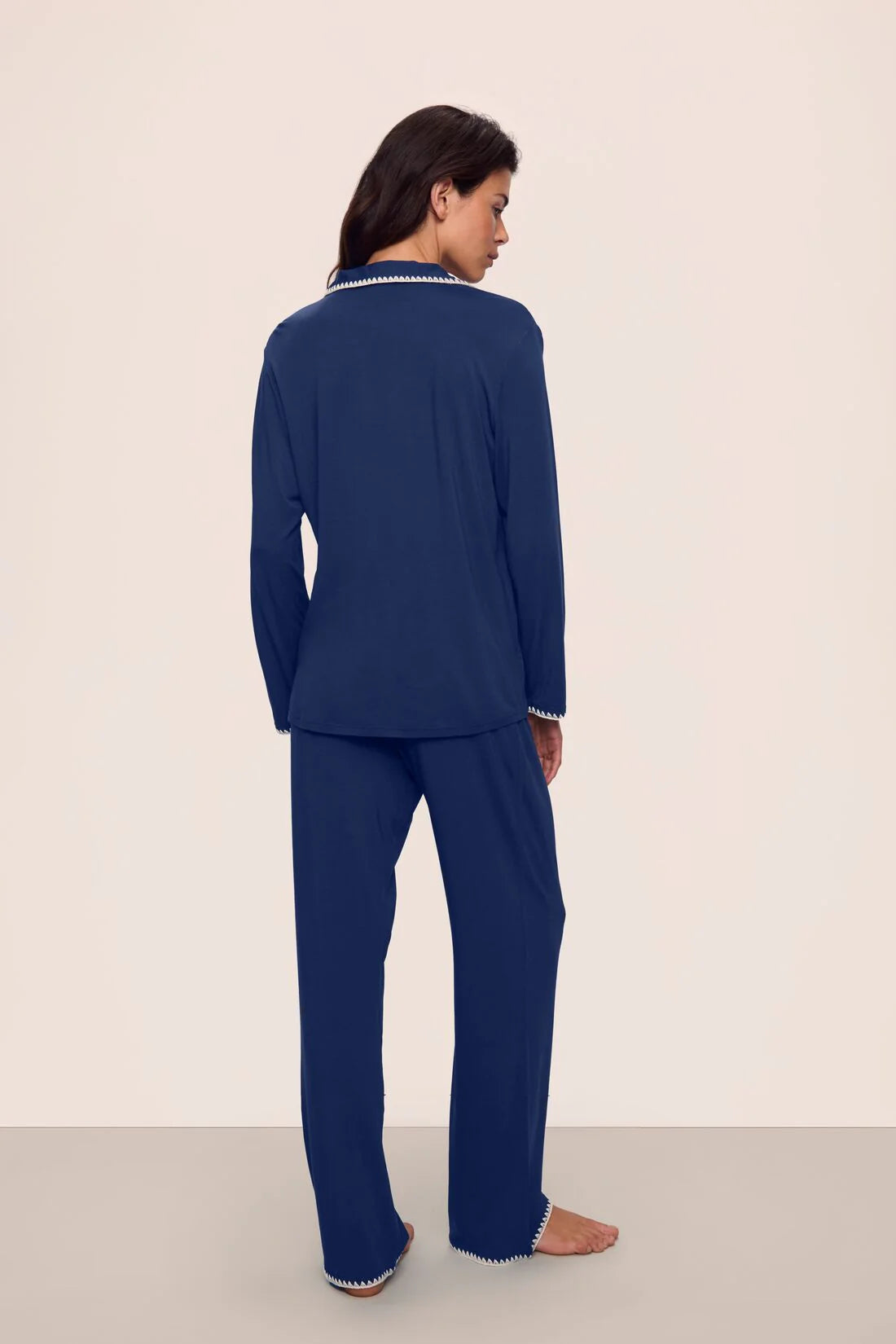 Eberjey Frida Classic Long PJ Set