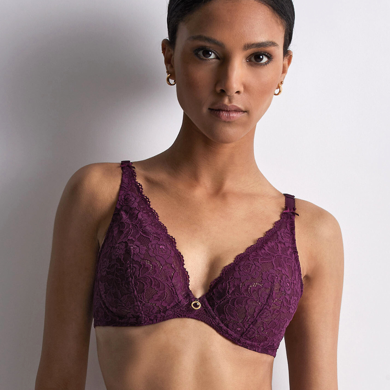 Aubade Rosessence Plunge Lace Bra
