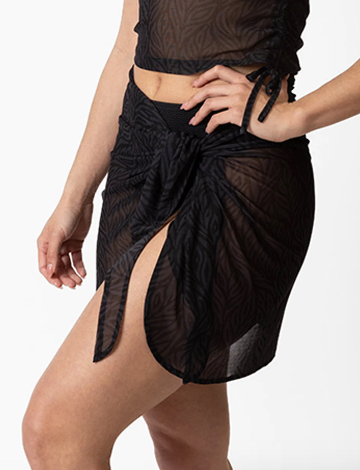 Koy Seascape Mesh Short Sarong