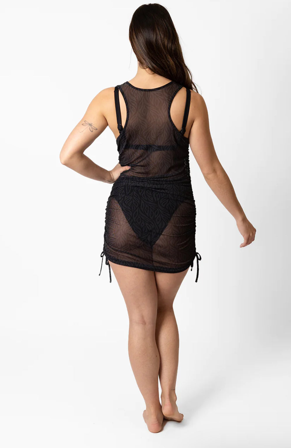 Koy Seascape Gathered Mini Dress