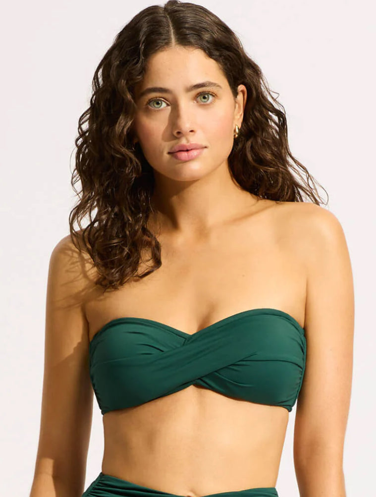 Seafolly Twist Front Bandeau Bikini