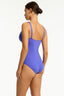 Sea Level Cross Front Rouched Swimsuit