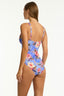 Sea Level Spliced Swimsuit