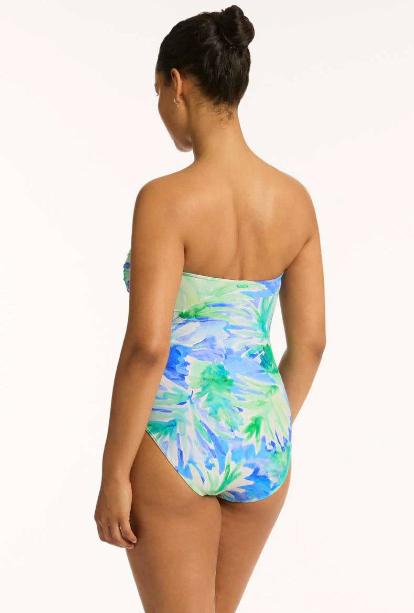 Sea Level Twist Bandeau Swimsuit