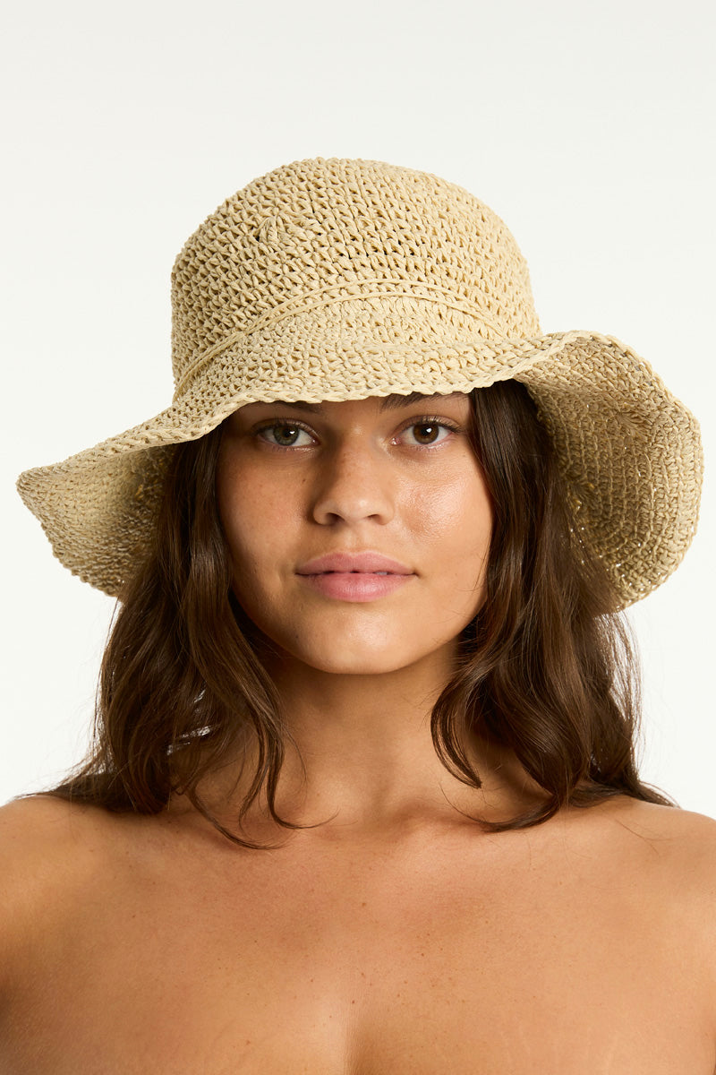 Sea Level Natural Bucket Hat