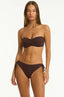Sea Level Twist Bandeau Bikini