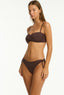 Sea Level Twist Bandeau Bikini