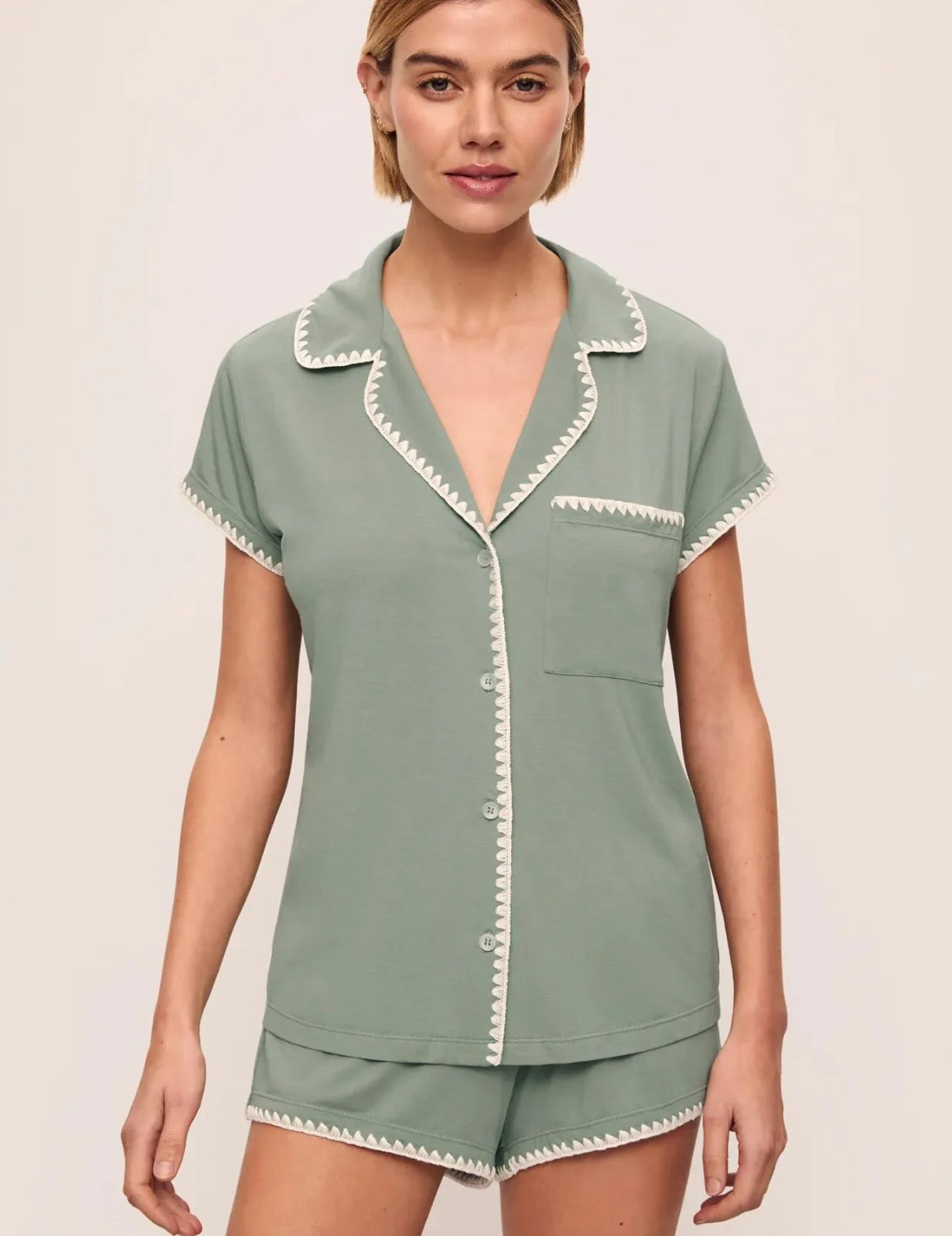 Eberjey Frida Shortie PJ Set