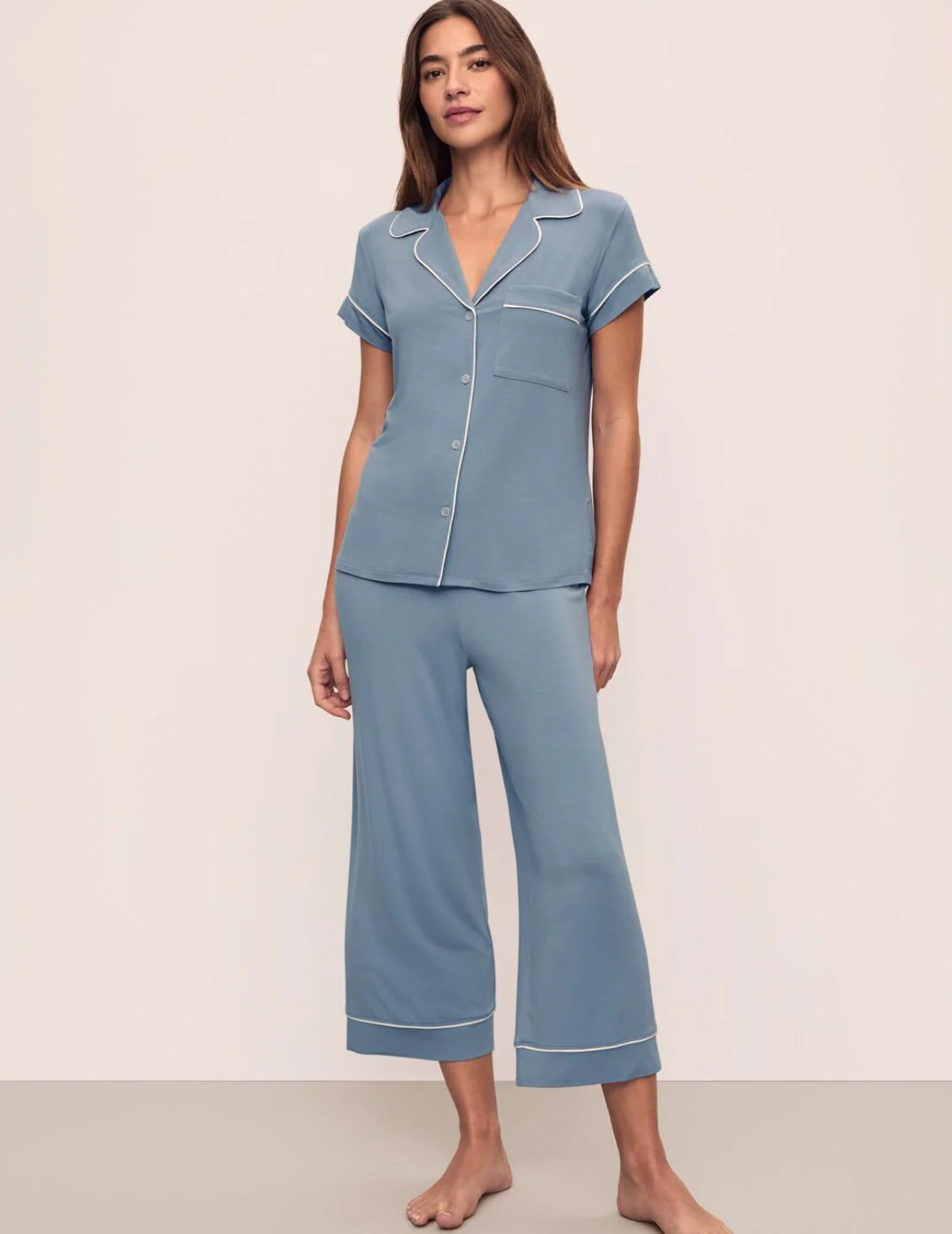 Eberjey Cropped PJ Set