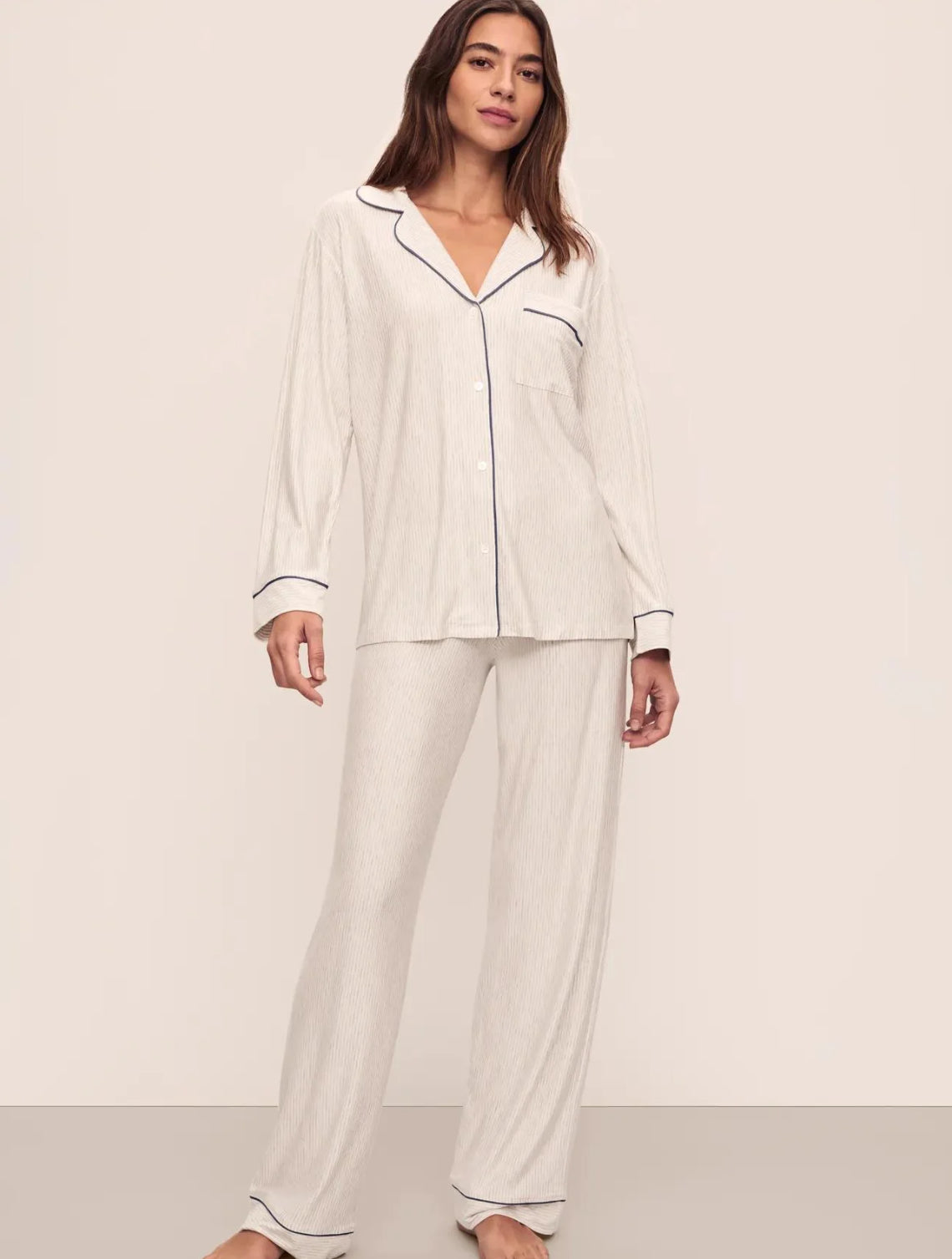 Eberjey Gisele Printed Long PJ Set