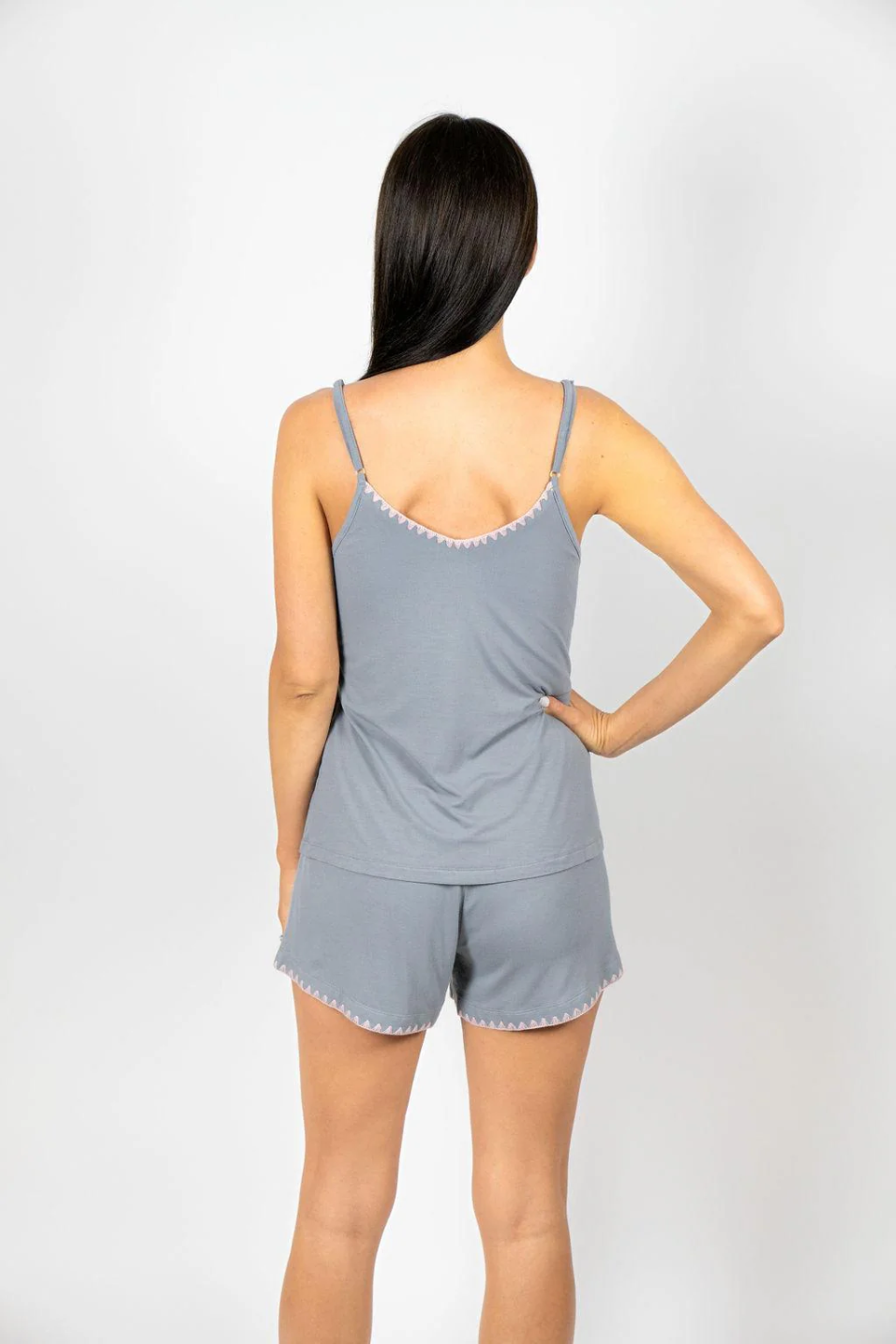Aspen Dream Cami and Short Whip Stitch PJ Set