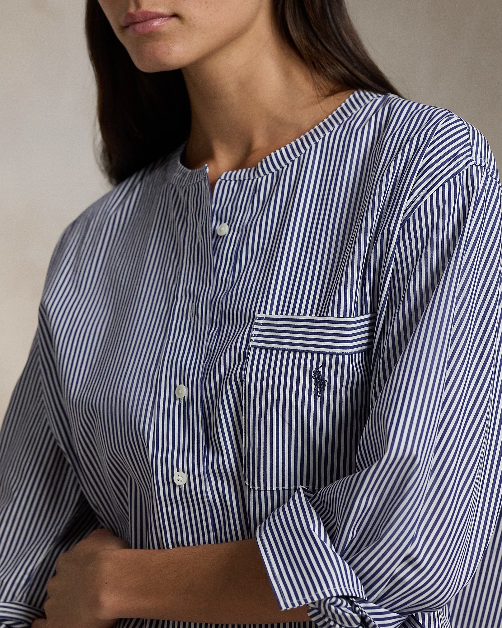 Ralph Lauren Navy Stripe Nightshirt