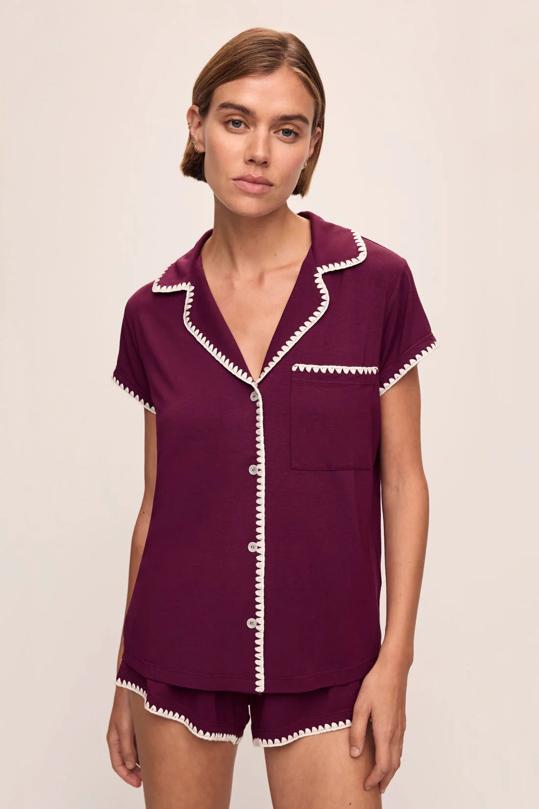 Eberjey Frida Shortie PJ Set