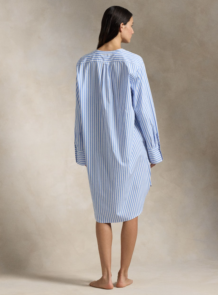 Ralph Lauren Striped Tunic Sleep Shirt