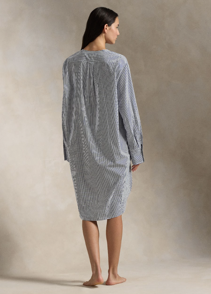 Ralph Lauren Striped Tunic Sleep Shirt