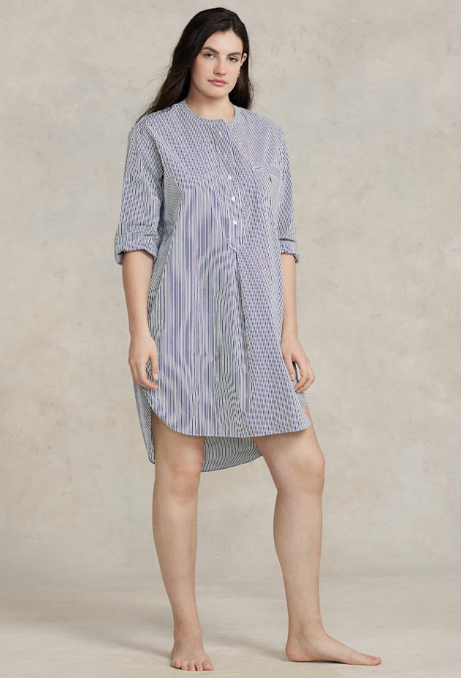 Ralph Lauren Striped Tunic Sleep Shirt