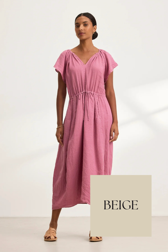 Velvet Bali Woven Linen Dress