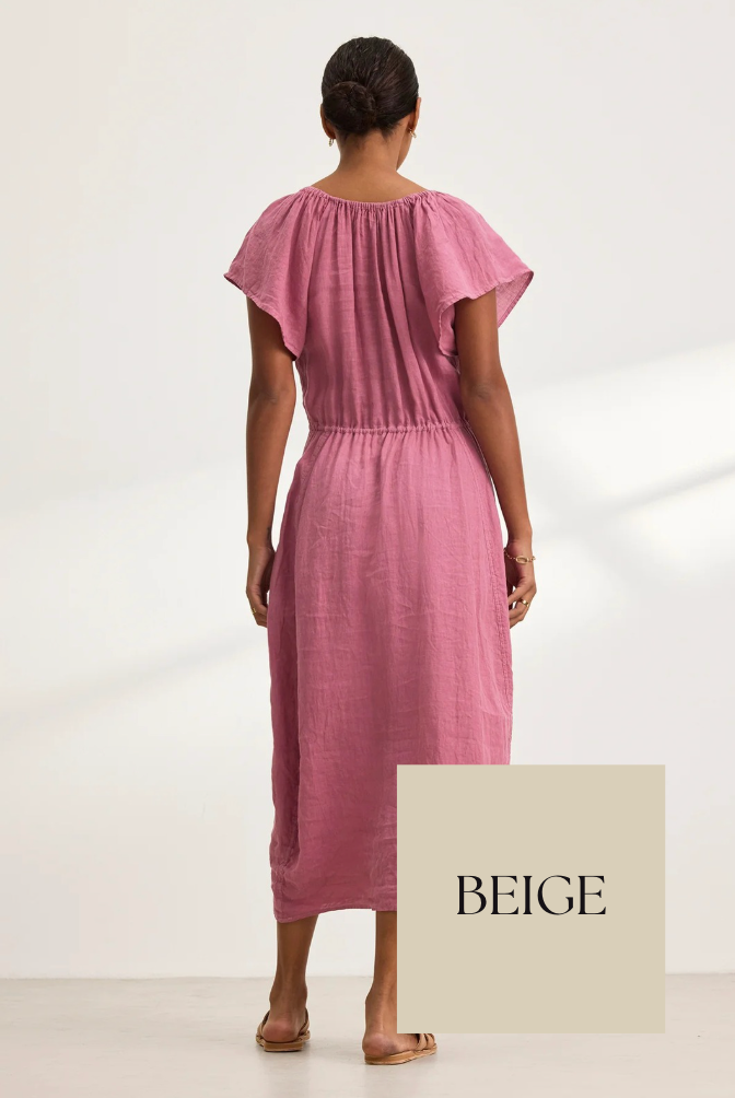 Velvet Bali Woven Linen Dress