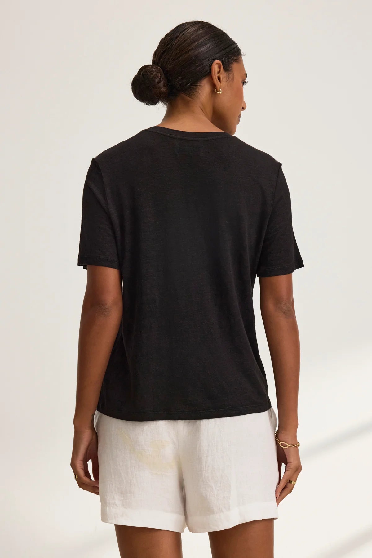 Velvet x Cleo Wade Linen Knit Tee