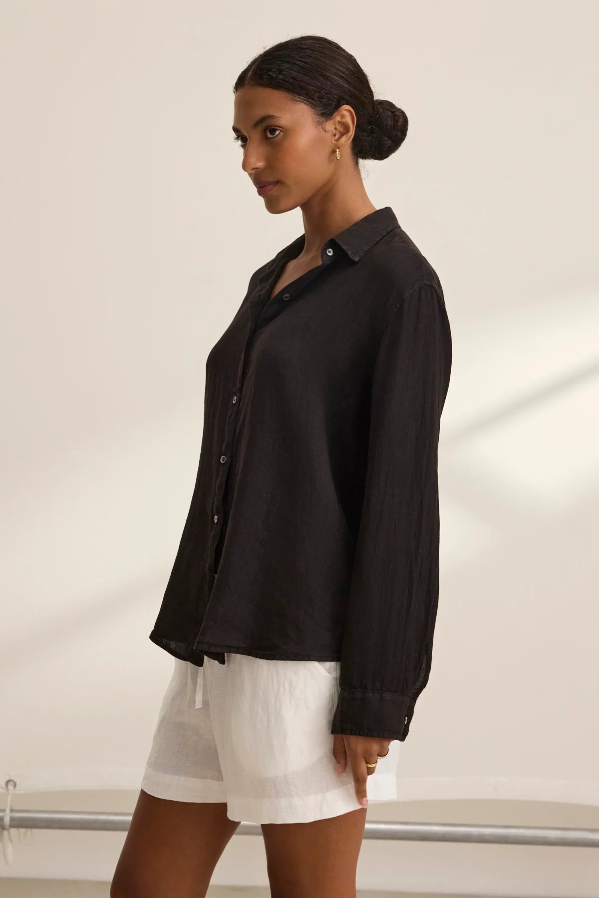 Velvet x Cleo Wade Linen Button Down