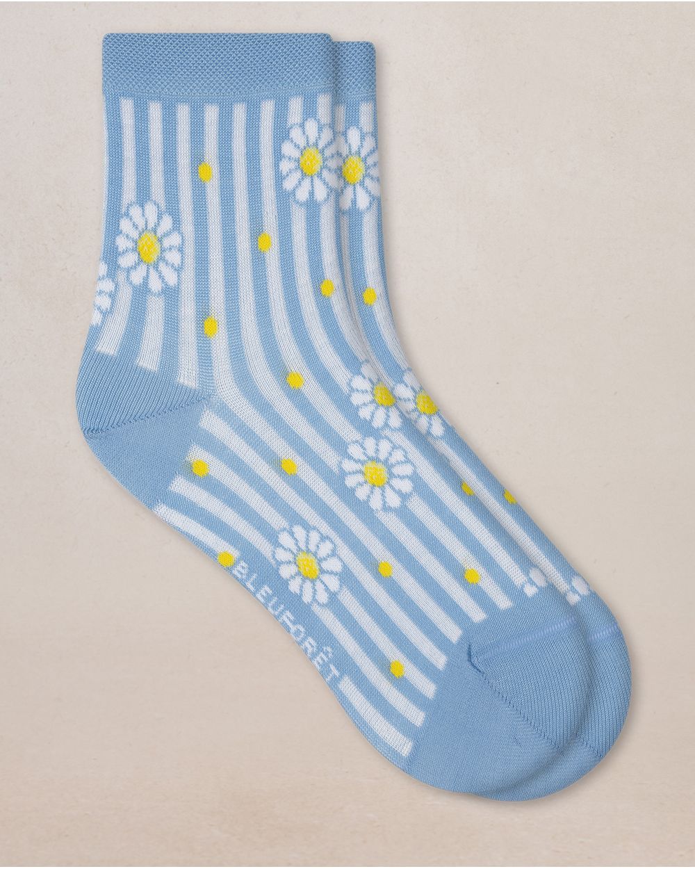 Bleu Foret Daisy Socks