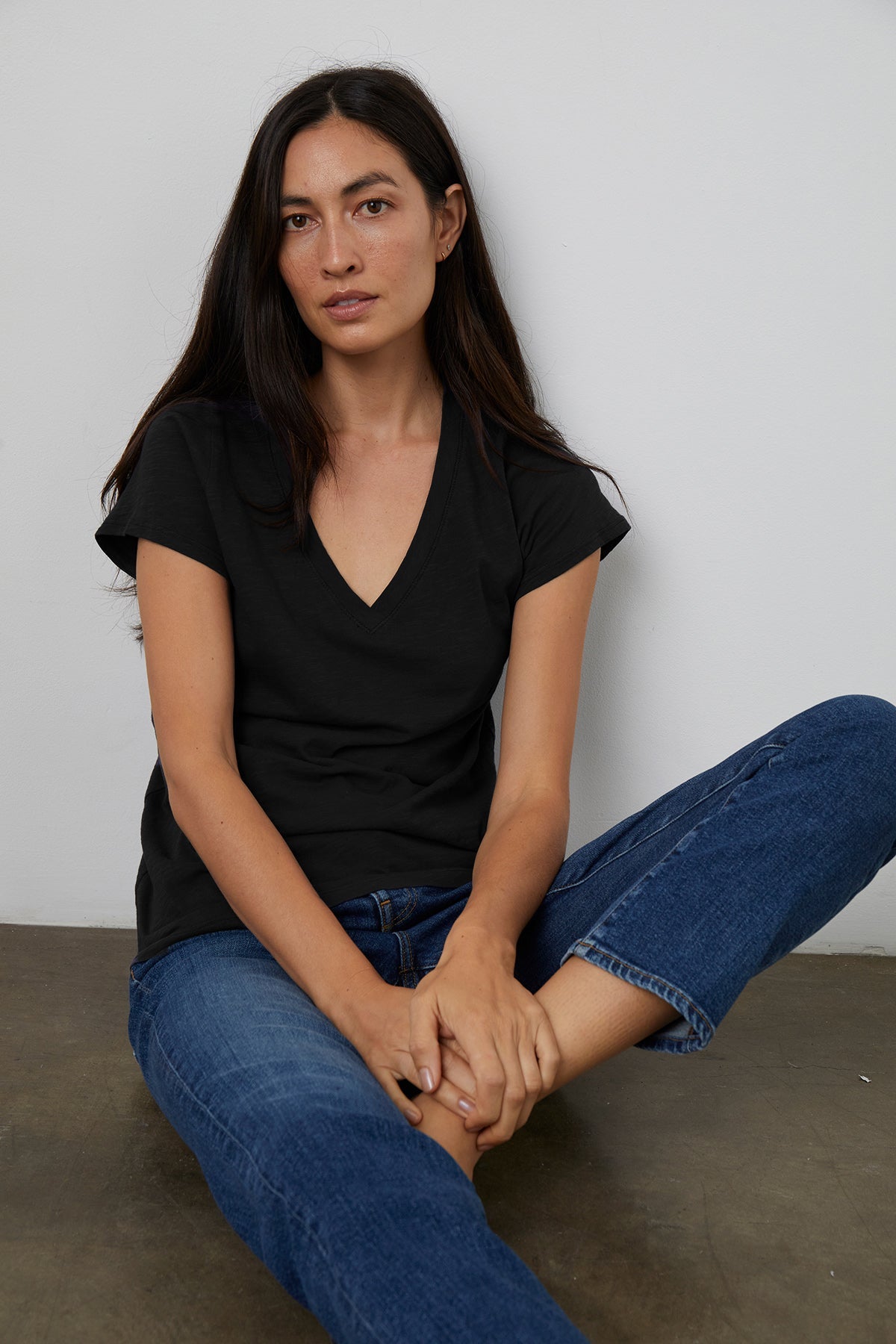 Velvet Originals Jilian V Neck T-Shirt