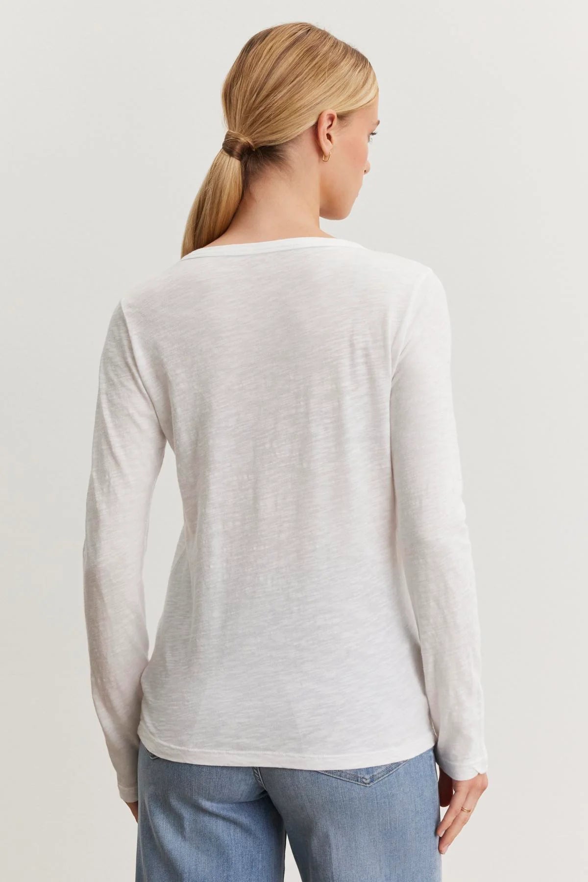 Velvet Originals Lizzie Crew Neck Long Sleeve Shirt