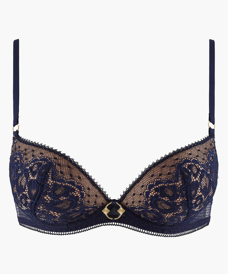Aubade Illusion Fauve Plunge Push Up Bra
