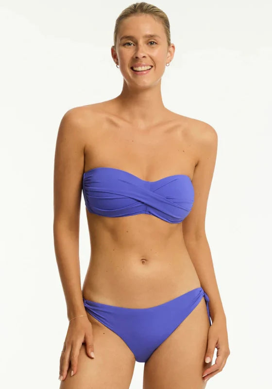 Sea Level Twist Bandeau Bikini