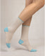 Bleu Foret Stripes Pattern Socks