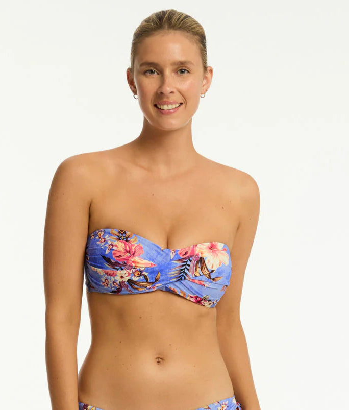 Sea Level Twist Bandeau Bikini