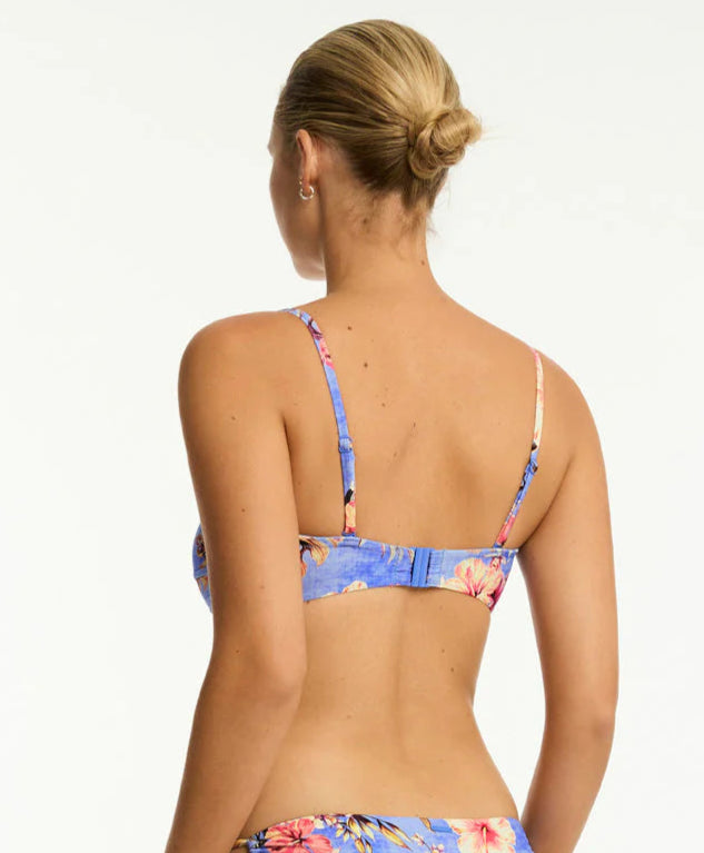 Sea Level Twist Bandeau Bikini
