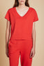 Velvet Venice Organic Jersey V Neck T-Shirt