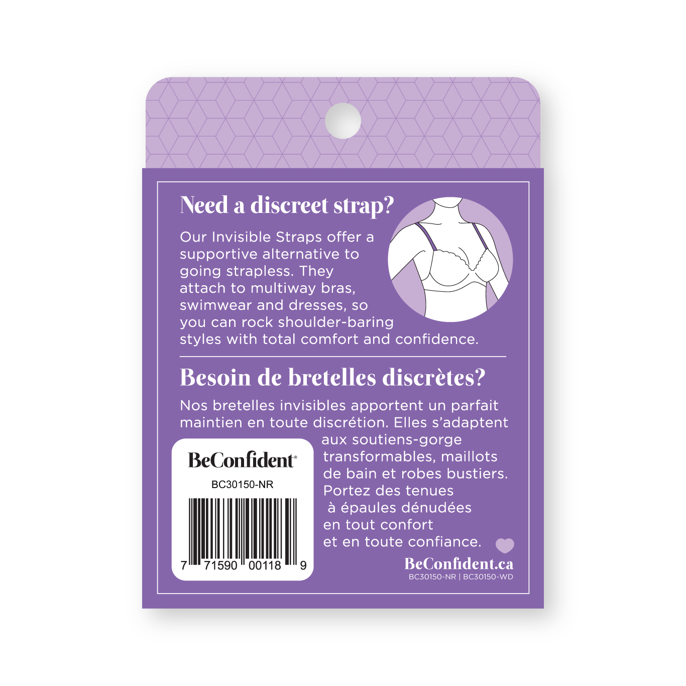 BeConfident Invisible Bra Straps