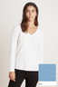 Velvet Originals Blaire V Neck Long Sleeve Shirt - Sale