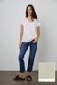 Velvet Originals Jilian V Neck T-Shirt - Sale