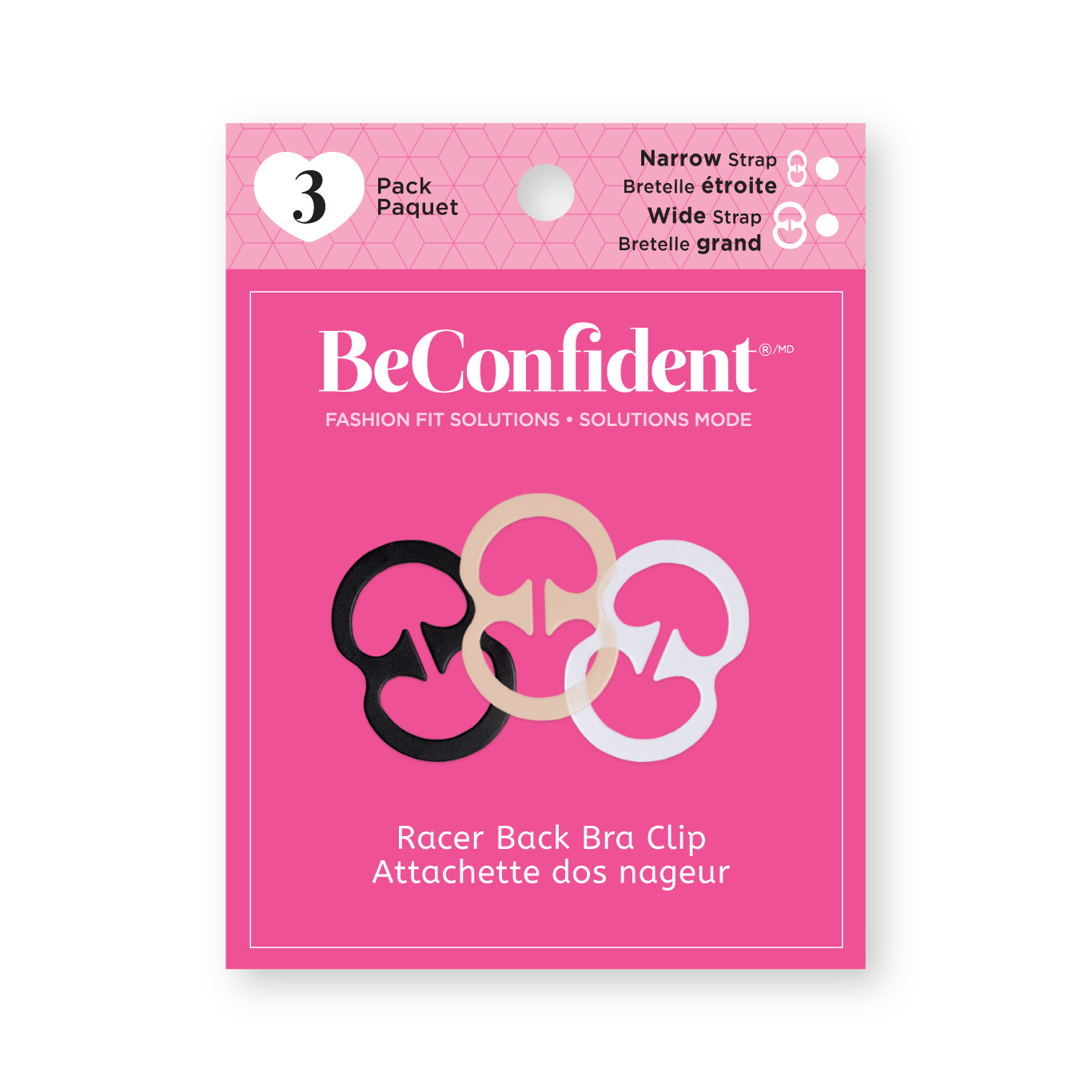 BeConfident Racer Back Clip