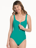 Anita Elouise Zipper Swimsuit