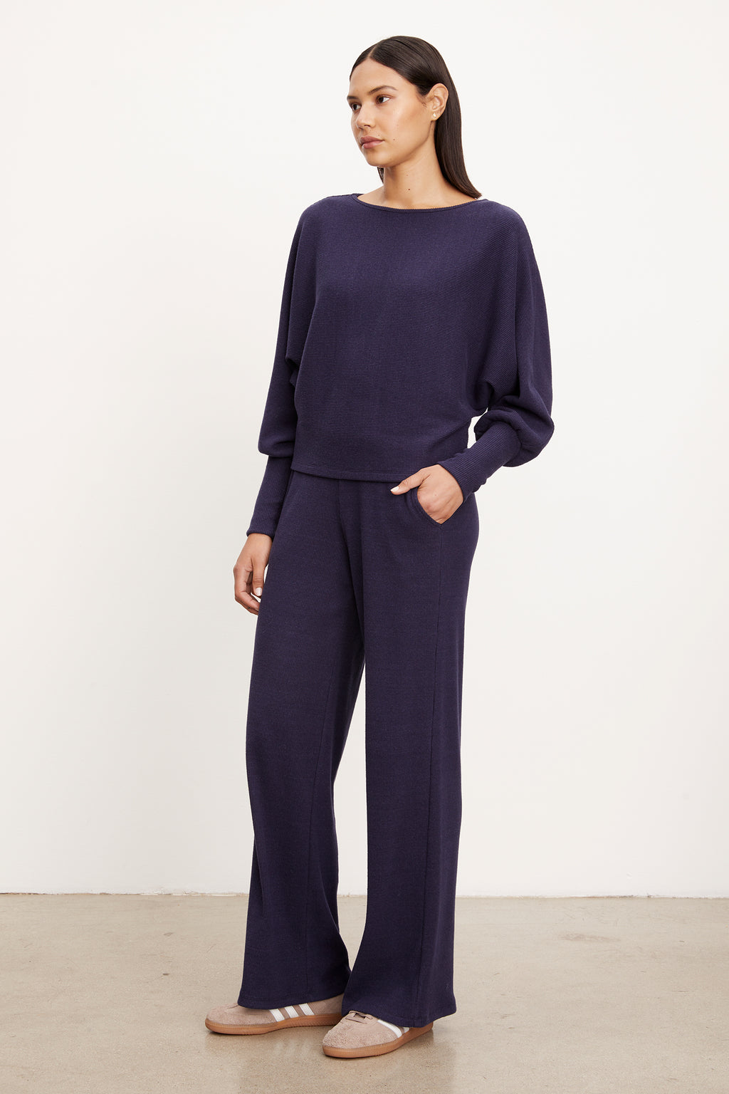 Velvet Mackay Brushed Rib Knit Top