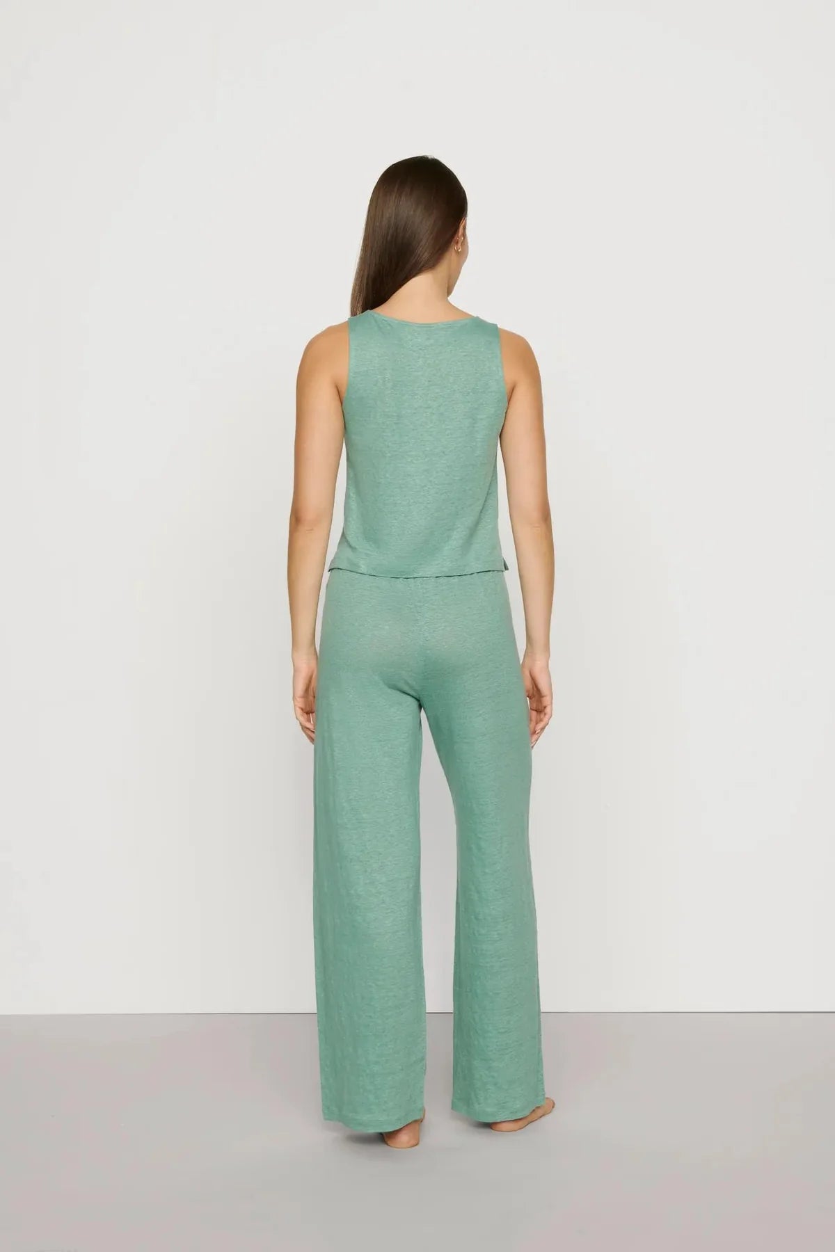 Eberjey Organic Linen Knit Tank and Pant Set