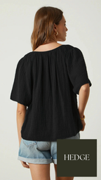 Velvet Sadie Cotton Gauze Blouse