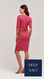Velvet Emilia Gauzy Whisper V Neck Dress