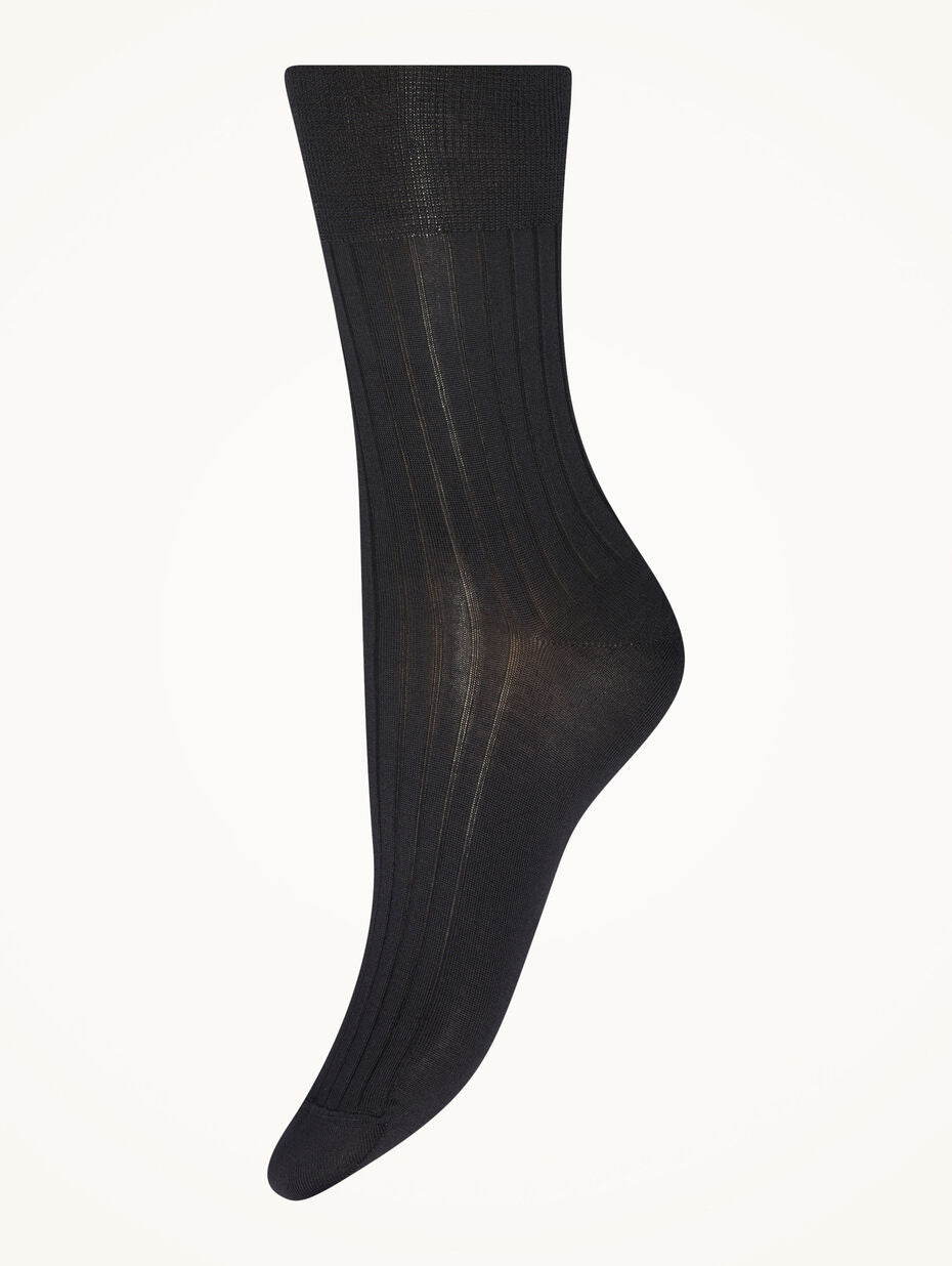 Wolford Luxury Cotton Rib Sock