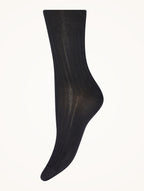 Wolford Luxury Cotton Rib Sock