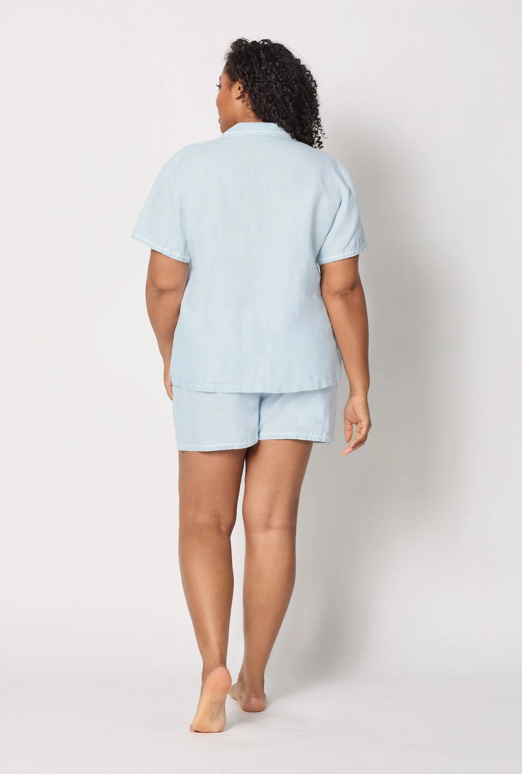 Bedhead 100% Woven Linen Short Set