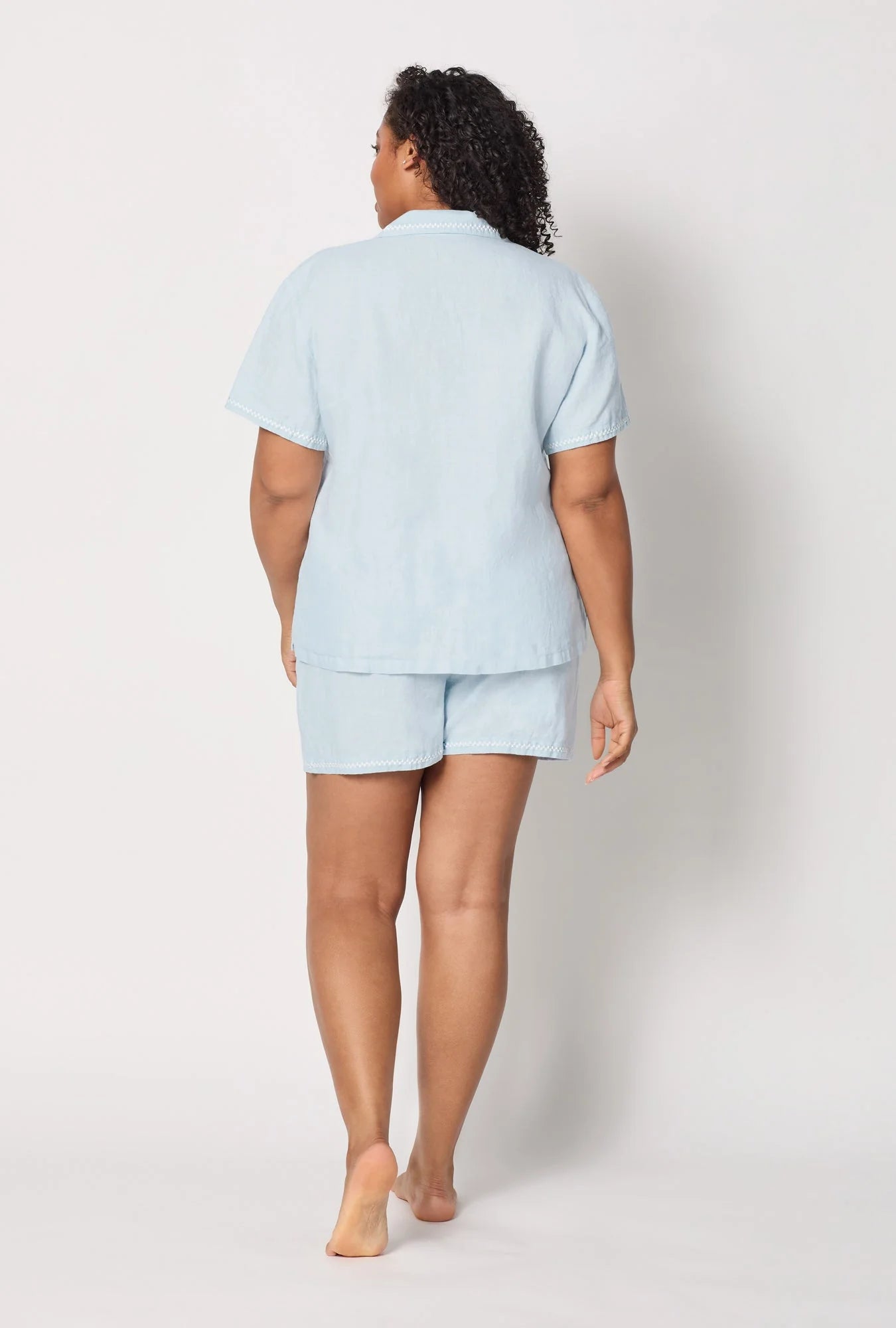 Bedhead 100% Woven Linen Short Set