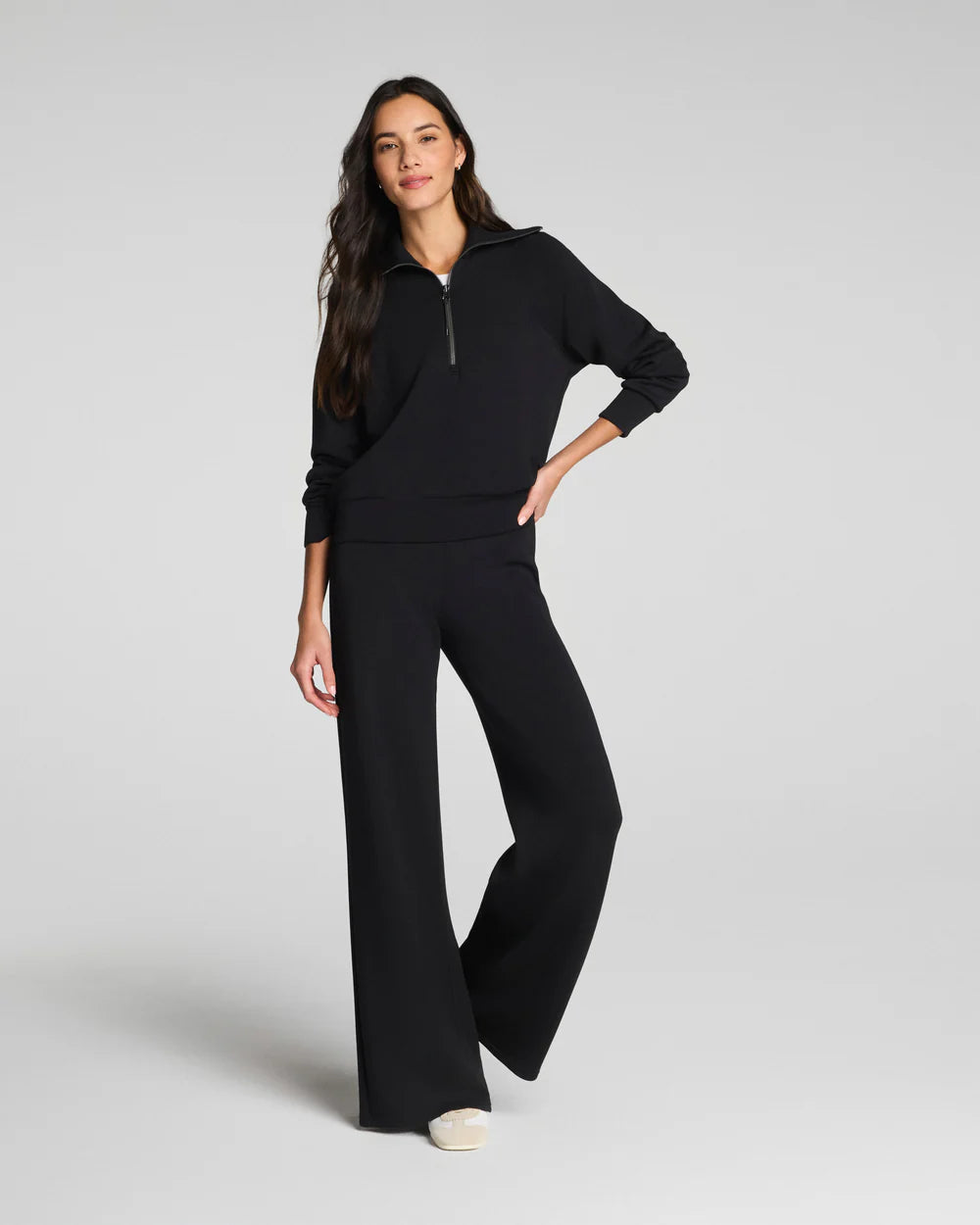 Spanx AirEssentials Half Zip Sweater