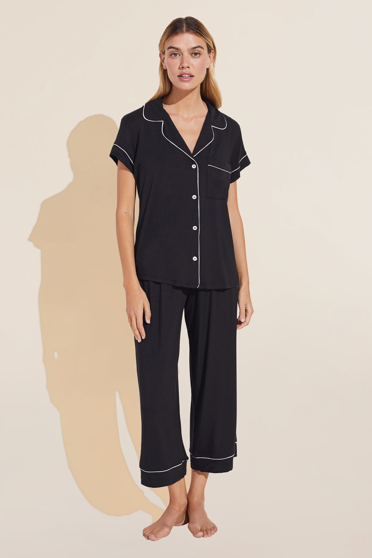 Eberjey Cropped PJ Set